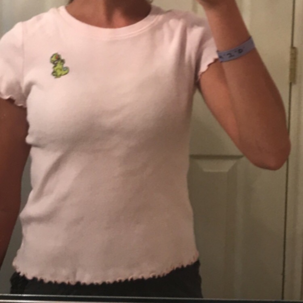 Brand new lettuce pink top